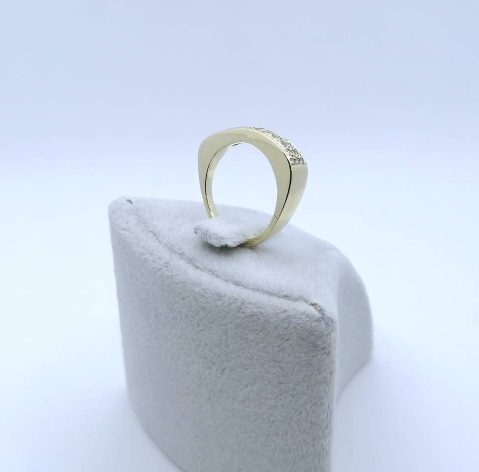 Vintage Brillant Goldring 585er