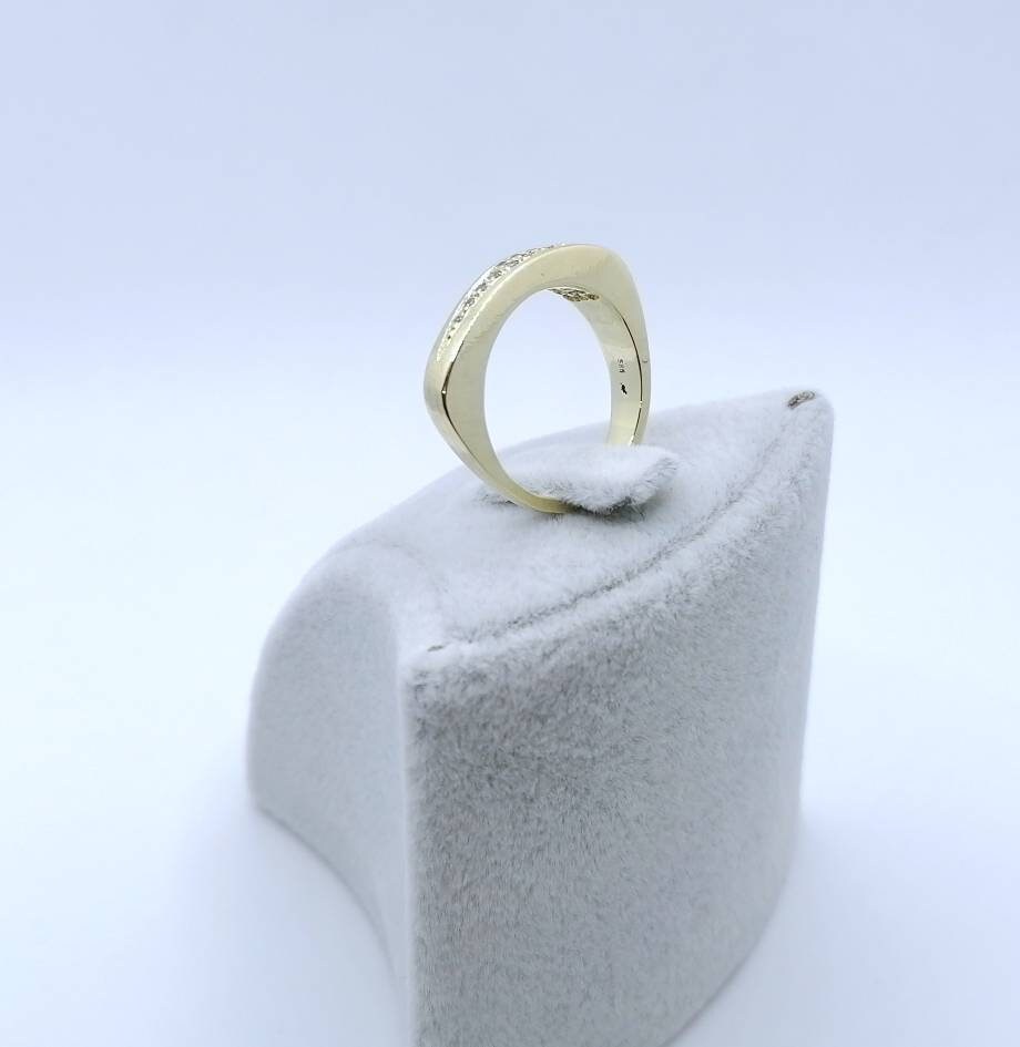 Vintage Brillant Goldring 585er