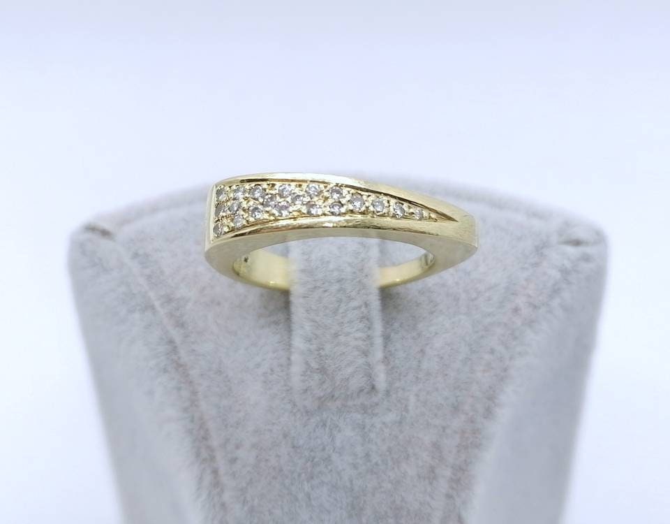 Vintage Brillant Goldring 585er