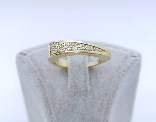 Vintage Brillant Goldring 585er