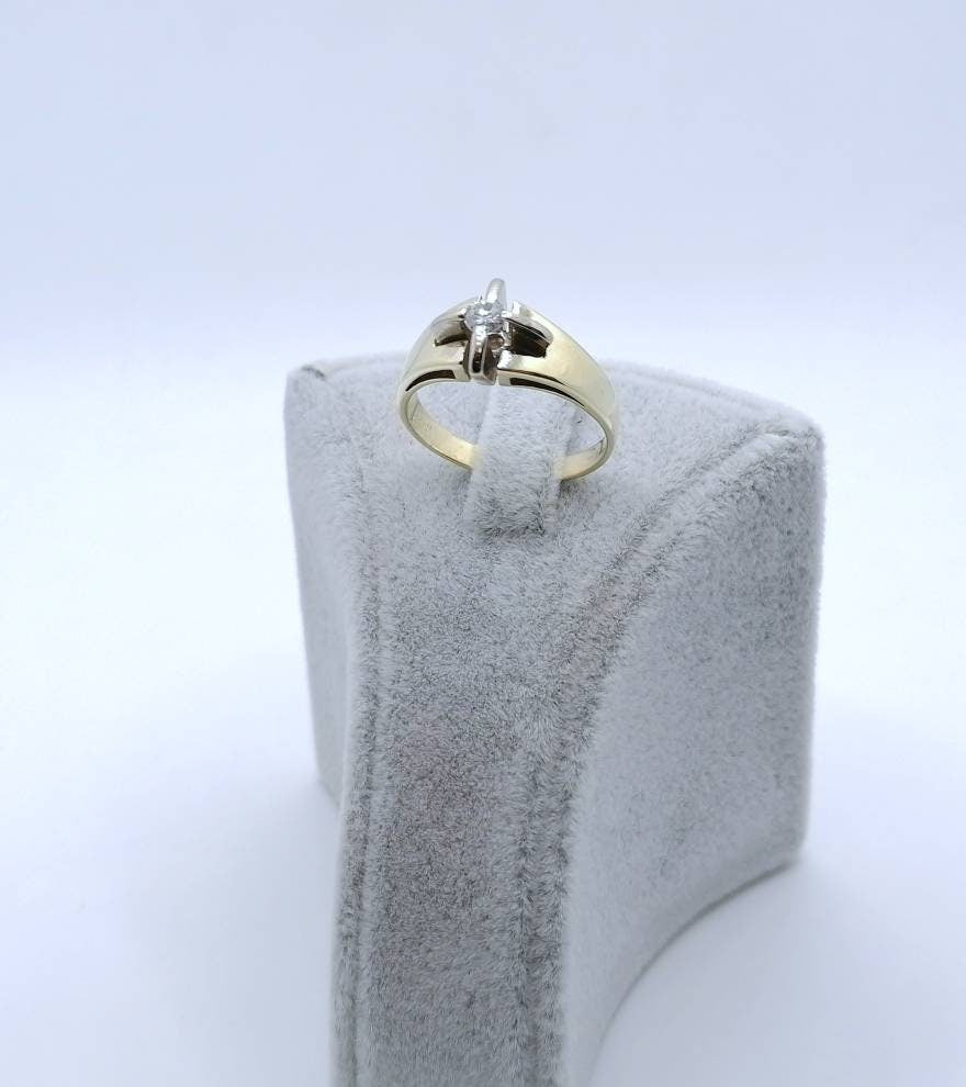 Ring Brillant Solitär Gold 585er