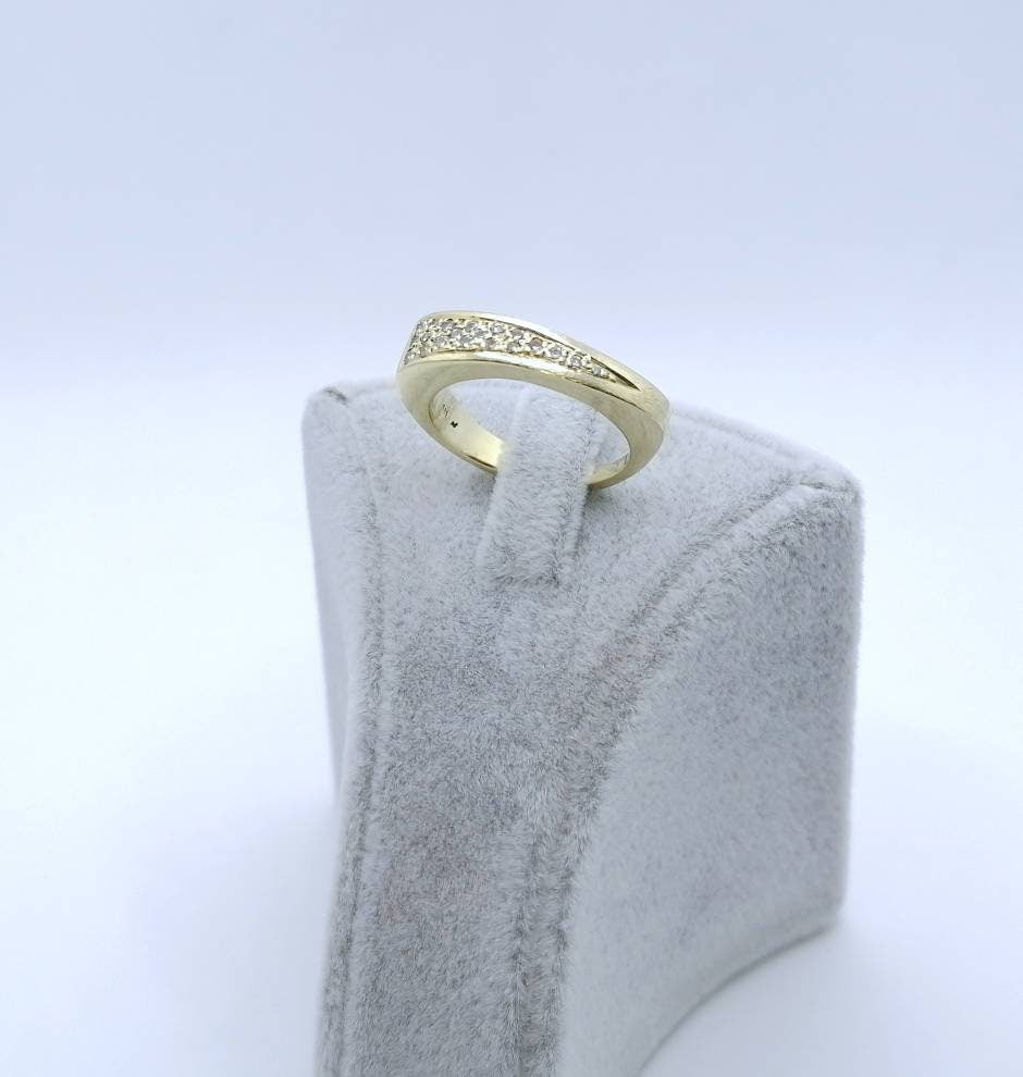 Vintage Brillant Goldring 585er