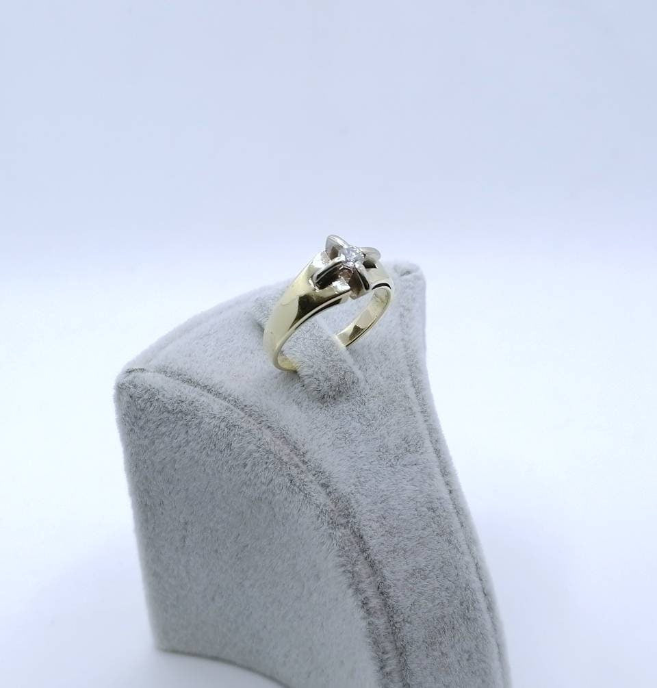 Ring Brillant Solitär Gold 585er