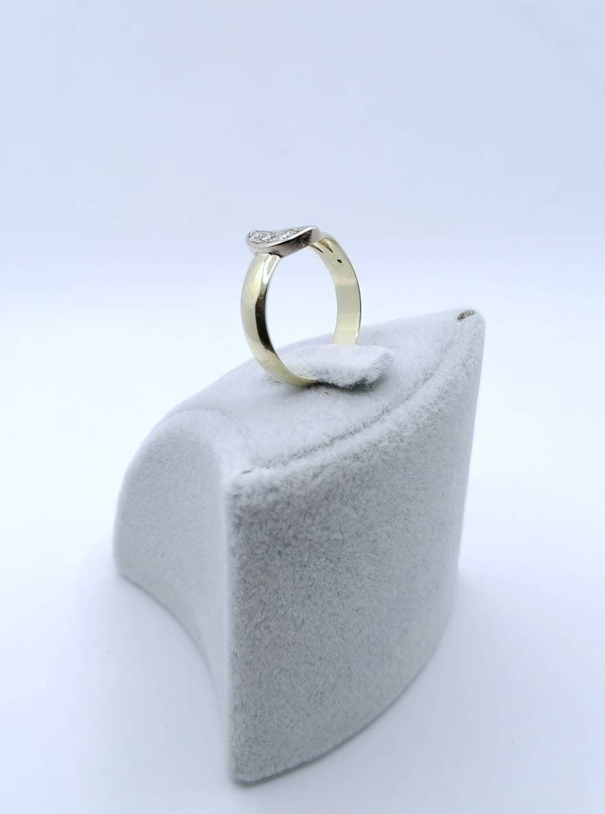 Vintage Brillant Gold 585er Damenring