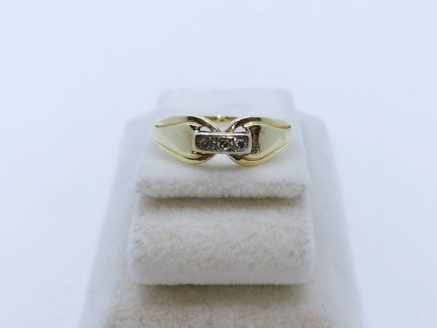 Vintage Ring Gold 585er mit Diamanten