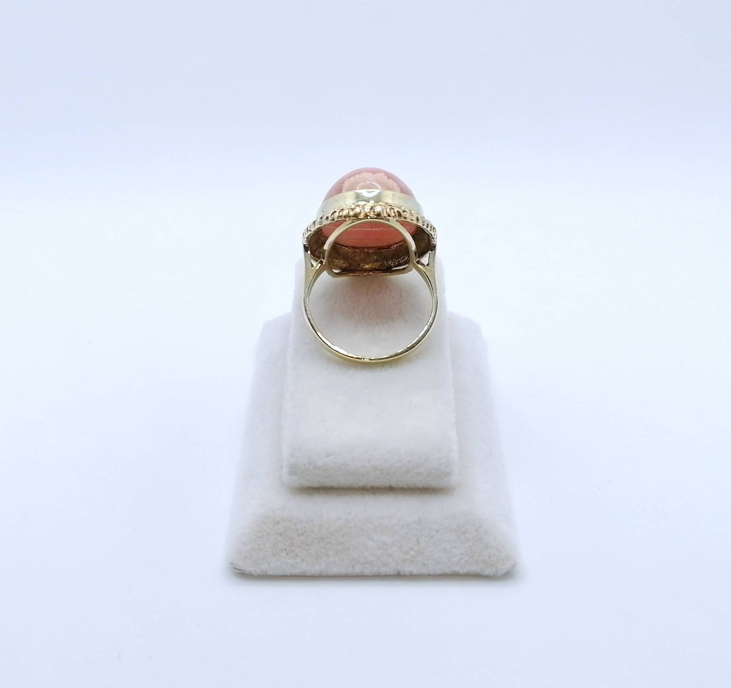 Rhodochrosit Goldring 585er Vintage Damenring