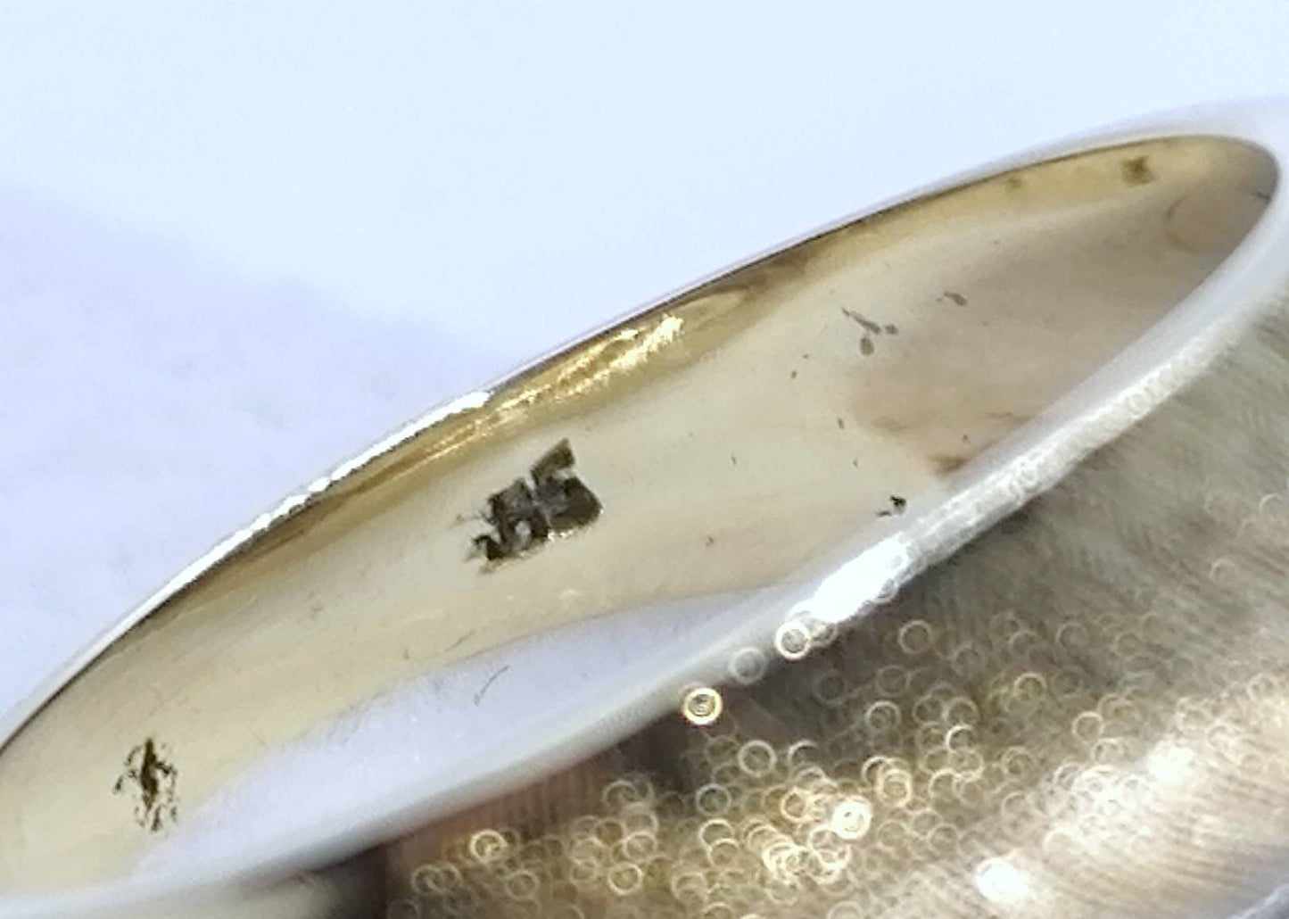Vintage Gold Damenring mit Zirkonia