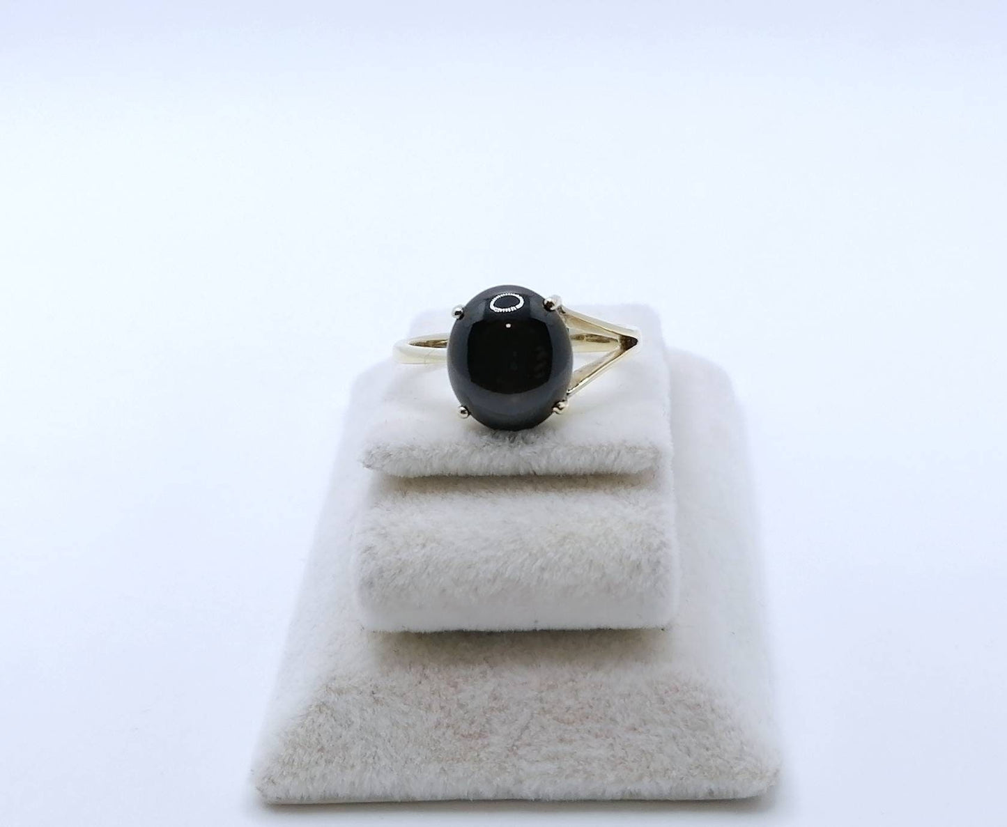 Ring Gold 585er mit Stern Saphir Gr. 53