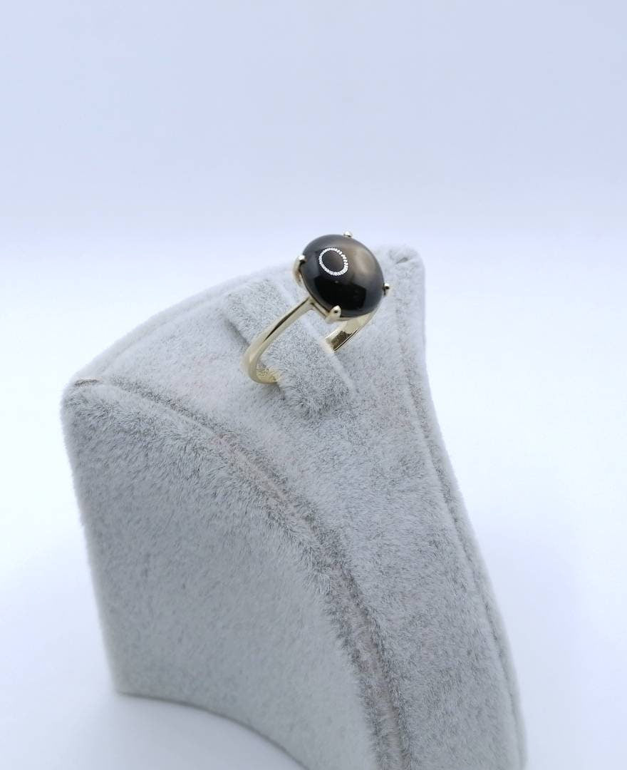Ring Gold 585er mit Stern Saphir Gr. 53