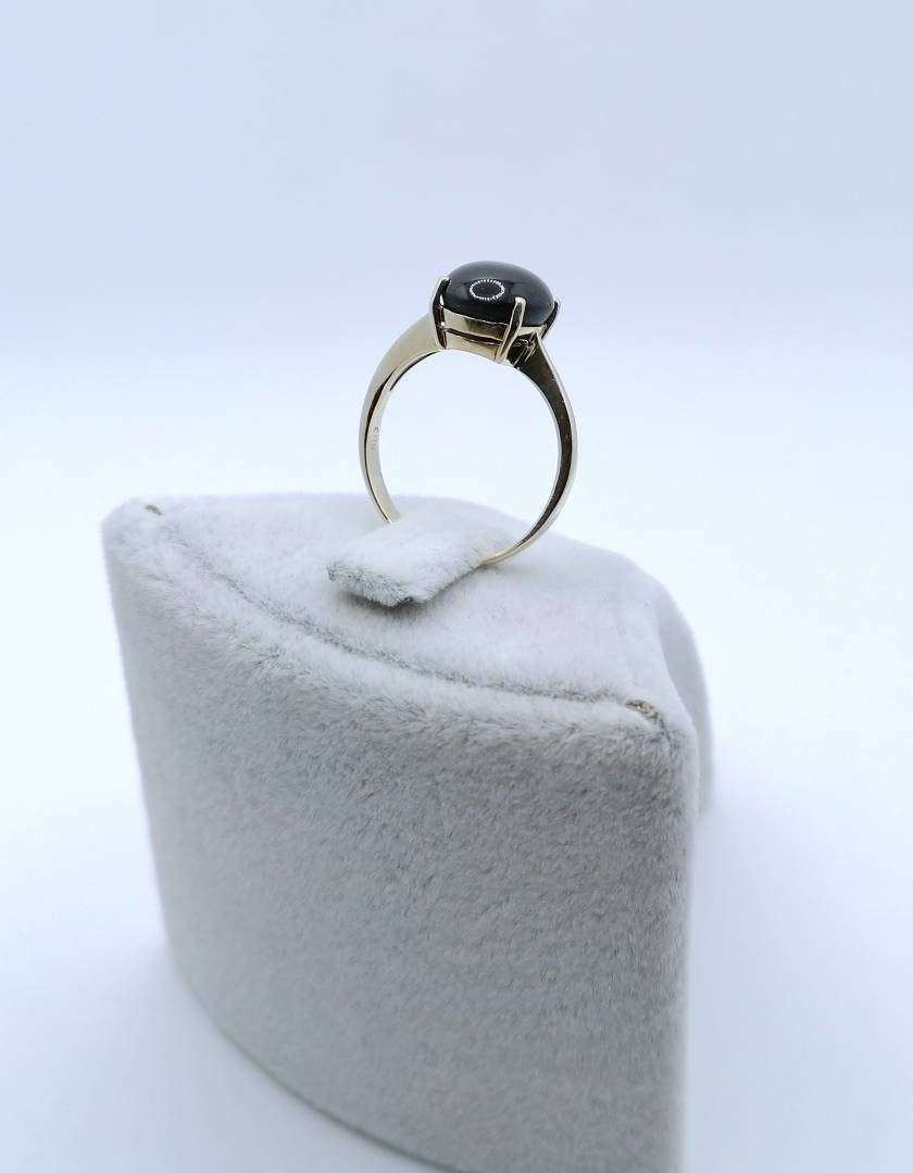 Ring Gold 585er mit Stern Saphir Gr. 53
