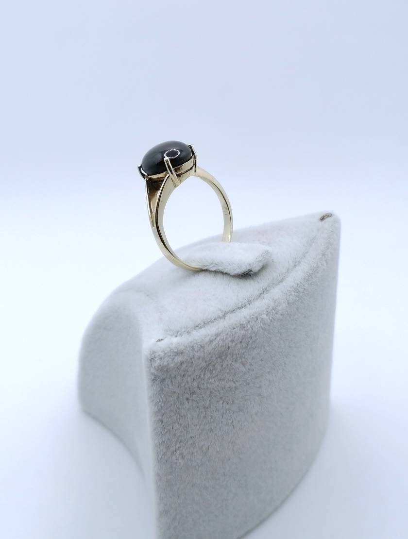 Ring Gold 585er mit Stern Saphir Gr. 53