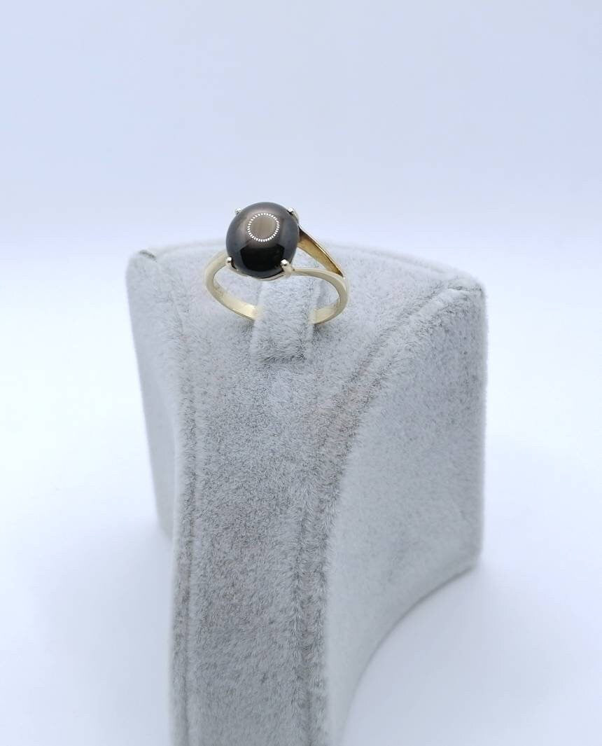 Ring Gold 585er mit Stern Saphir Gr. 53