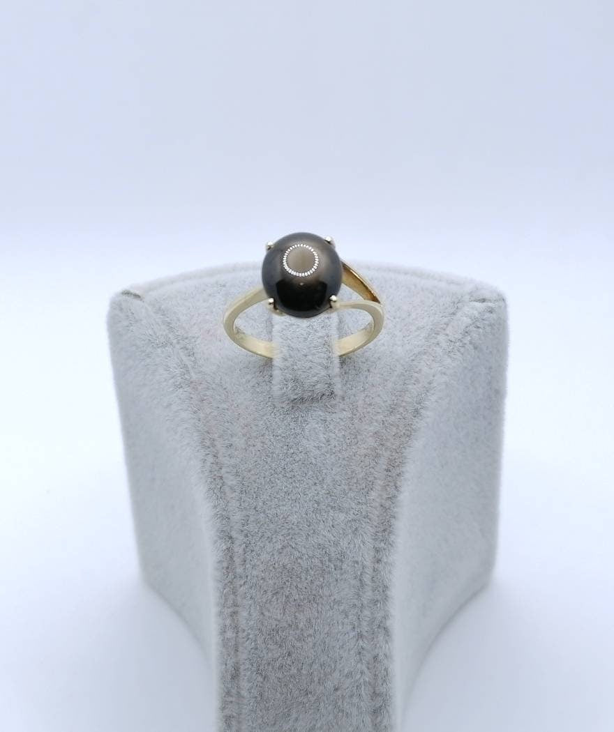 Ring Gold 585er mit Stern Saphir Gr. 53