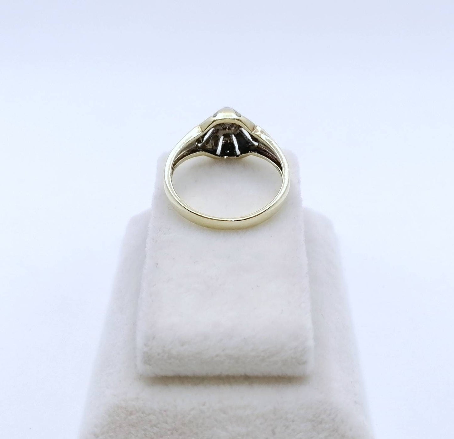 Vintage Ring Gold 585er mit Diamantsplitter