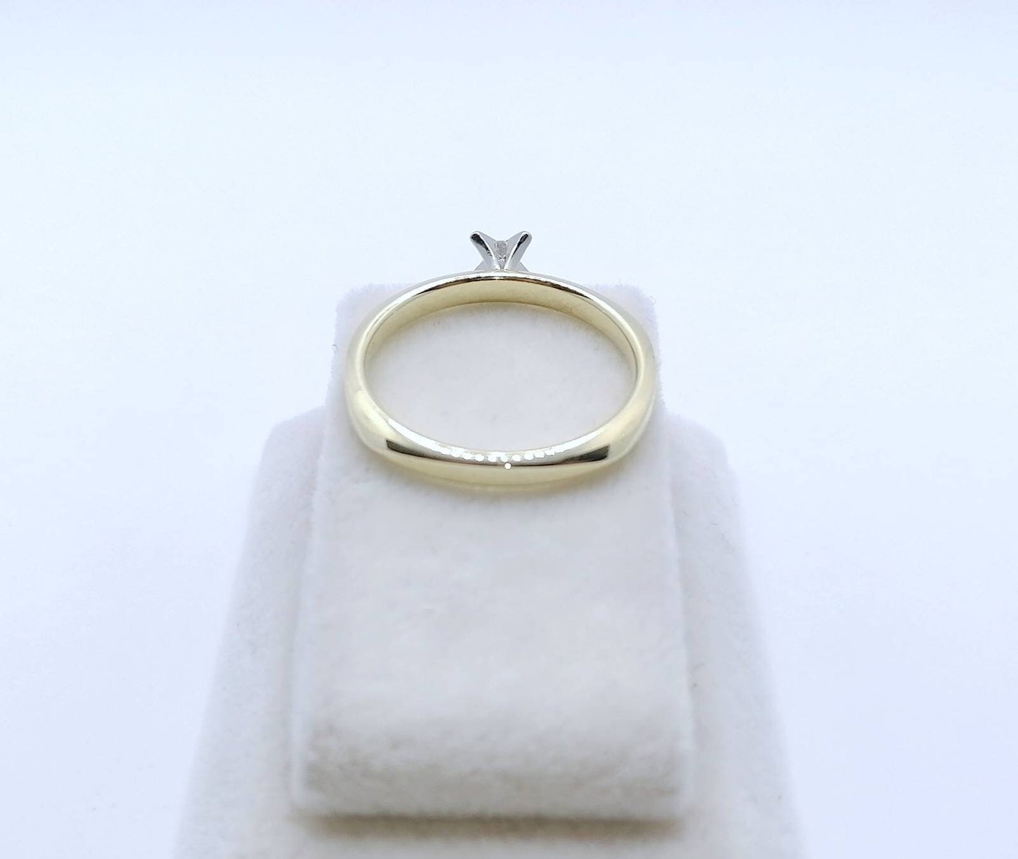 Ring Gold 585er mit Brillant Solitär Goldring Gr. 57