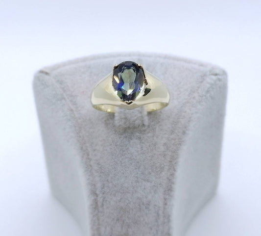 Mystik Topas Gold 333er Damenring