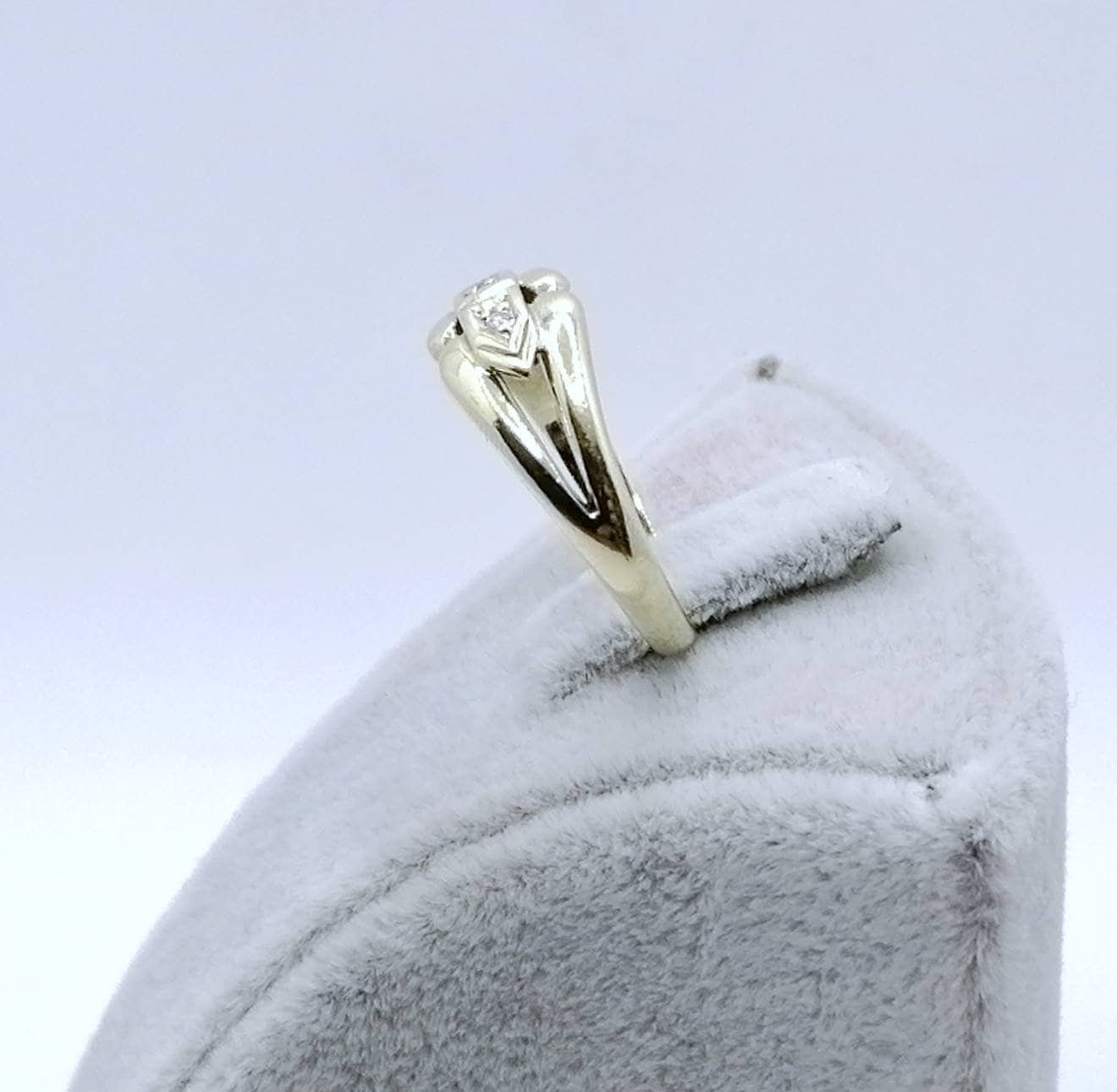 Ring Gold 585er mit Diamanten Gr. 57