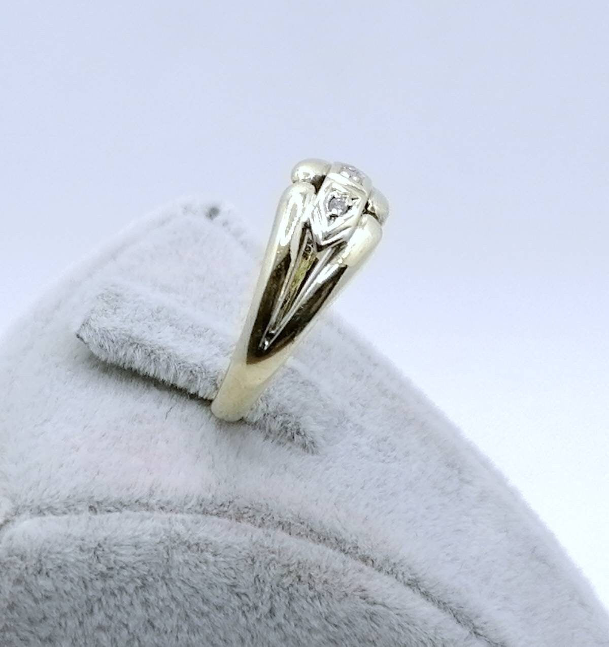 Ring Gold 585er mit Diamanten Gr. 57