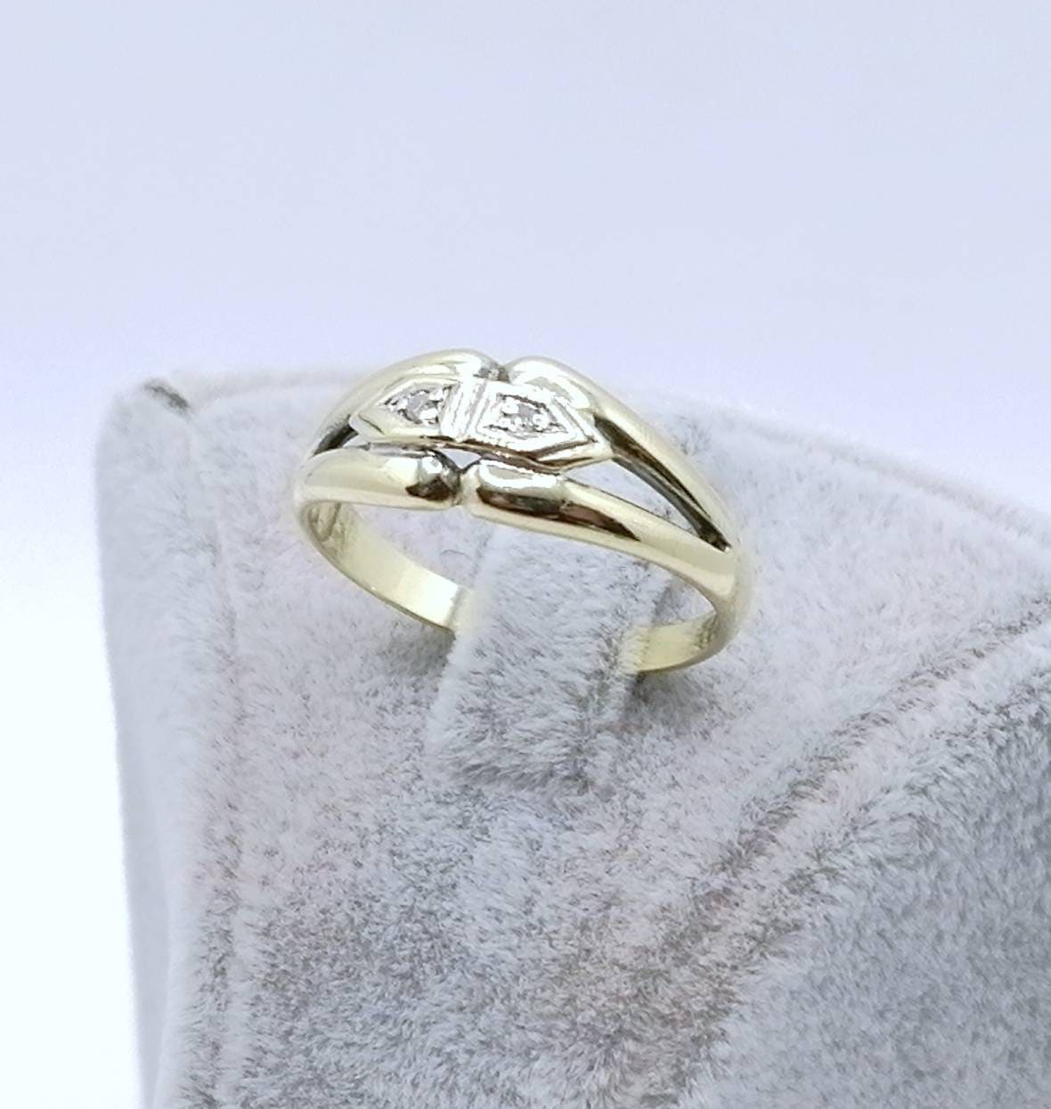 Ring Gold 585er mit Diamanten Gr. 57