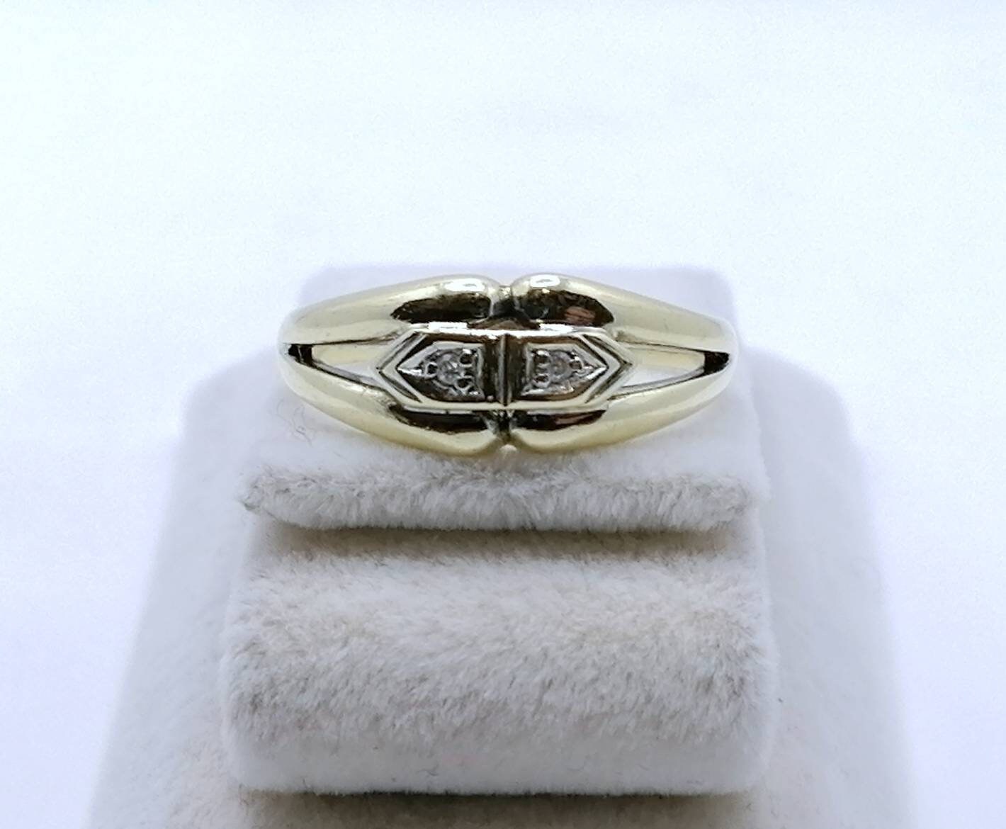 Ring Gold 585er mit Diamanten Gr. 57