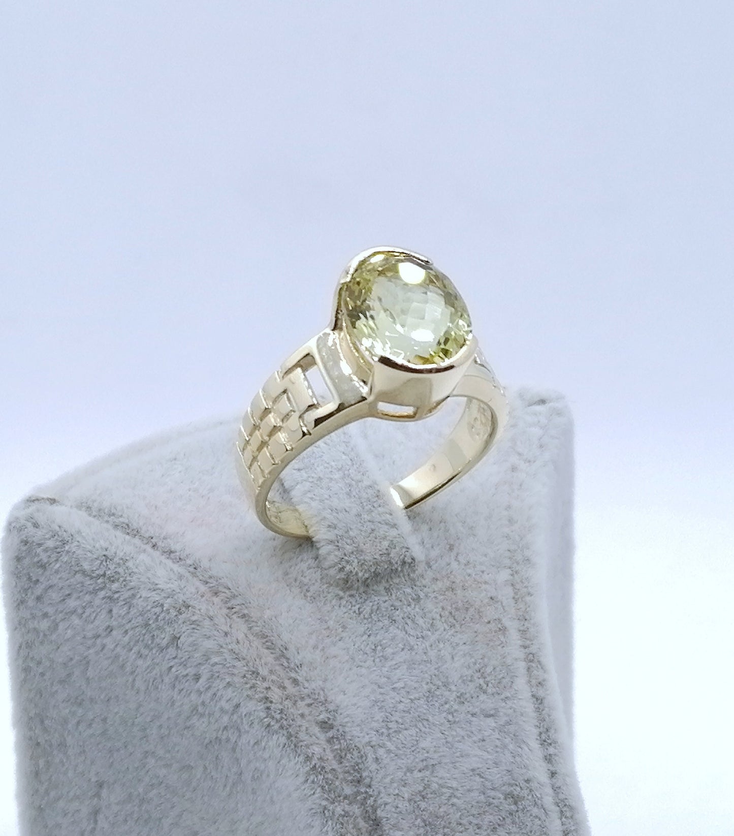 Ring Gold 375er mit Amethyst Gr. 63