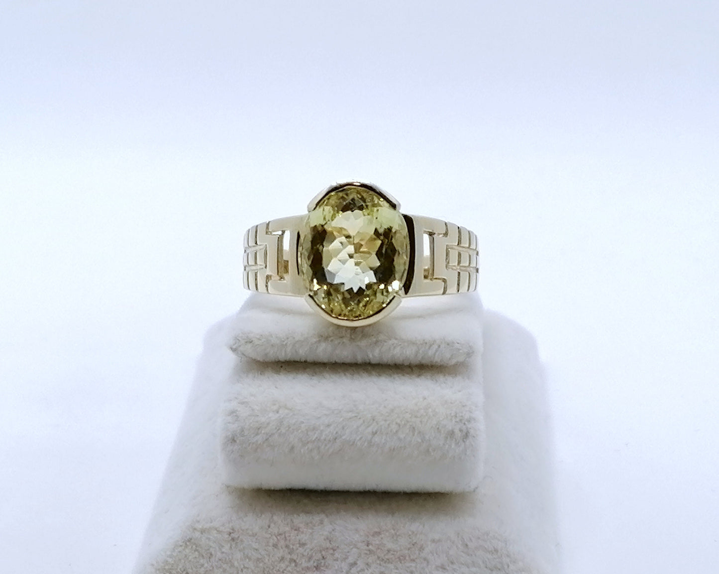 Ring Gold 375er mit Amethyst Gr. 63