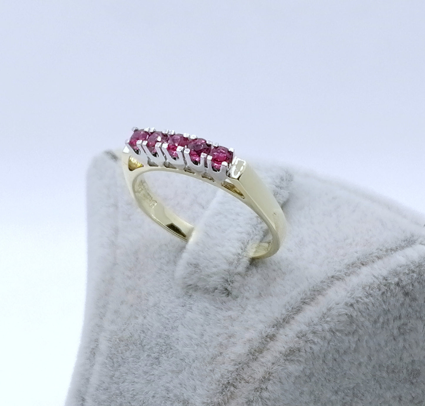 Ring Gold mit Rubin Edelsteinen Gr. 57