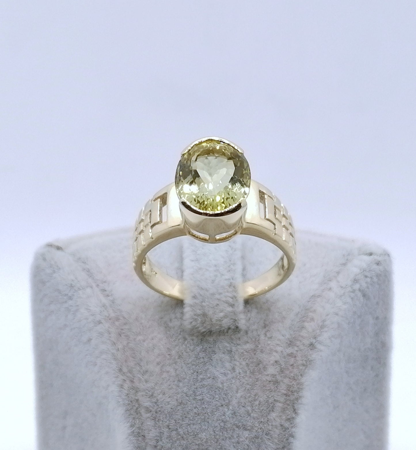 Ring Gold 375er mit Amethyst Gr. 63