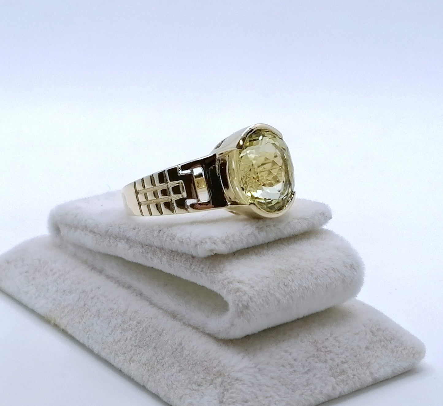 Ring Gold 375er mit Amethyst Gr. 63