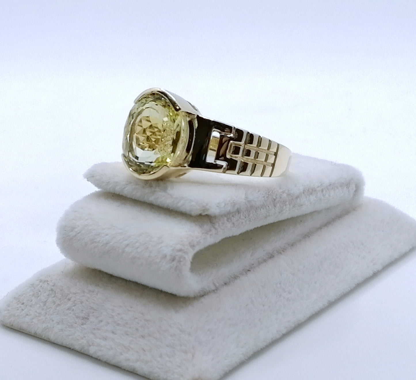 Ring Gold 375er mit Amethyst Gr. 63