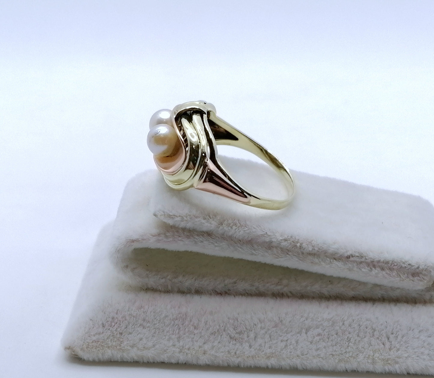 Vintage Ring Gold 585er mit Perlen