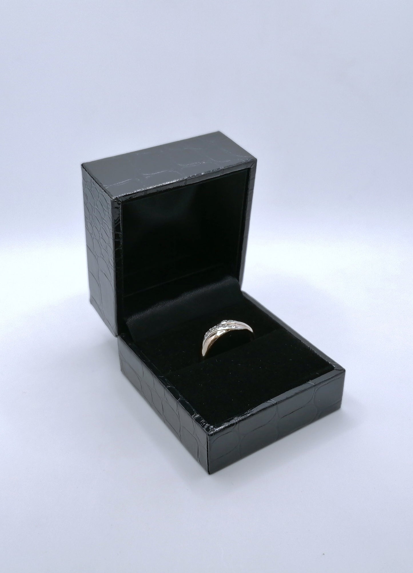 Ring Gold 585er Rotgold mit Zirkonia