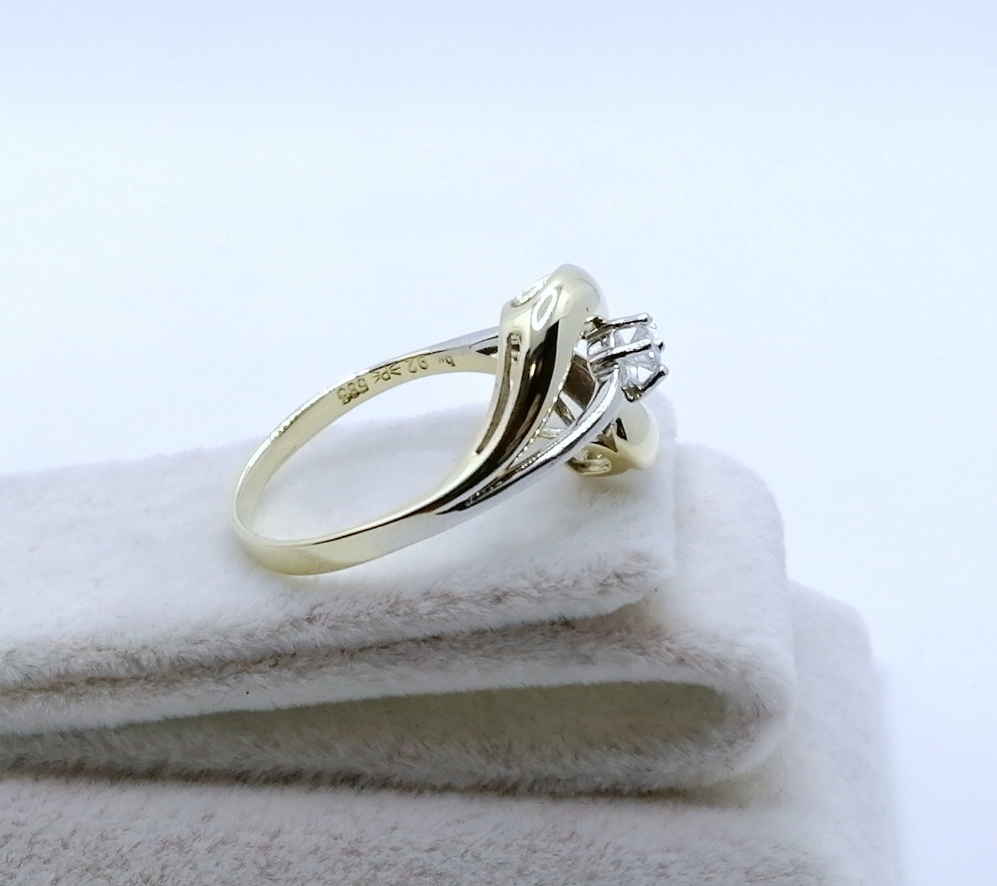 Ring Brillant Solitär Gold 585er