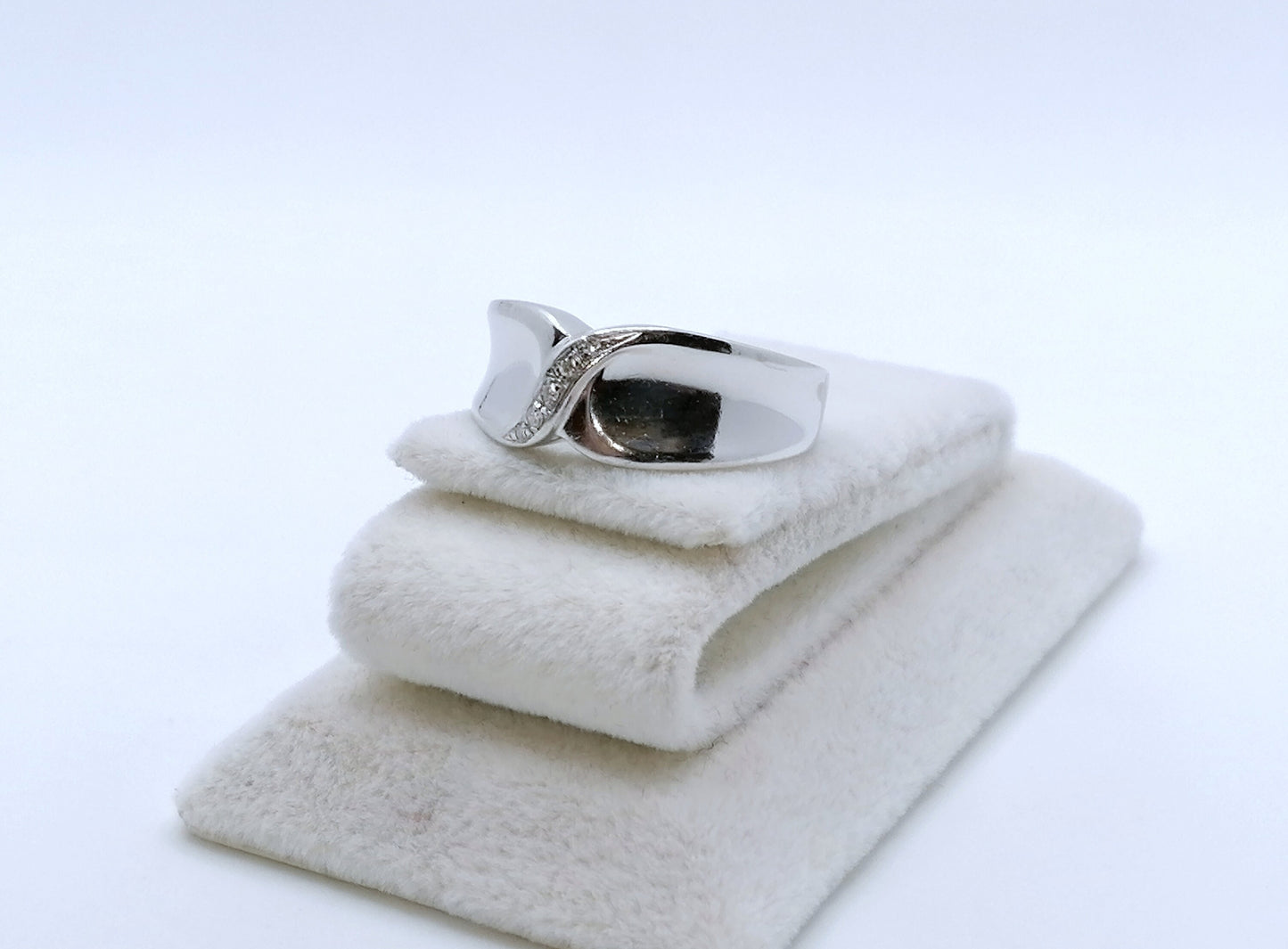 Ring Weißgold 750er mit Diamanten Gr. 56