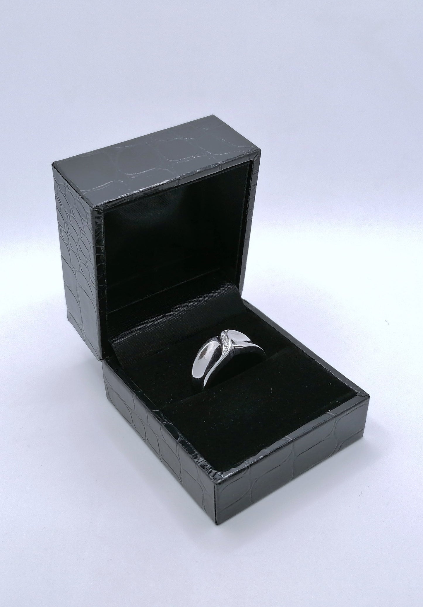 Ring Weißgold 750er mit Diamanten Gr. 56