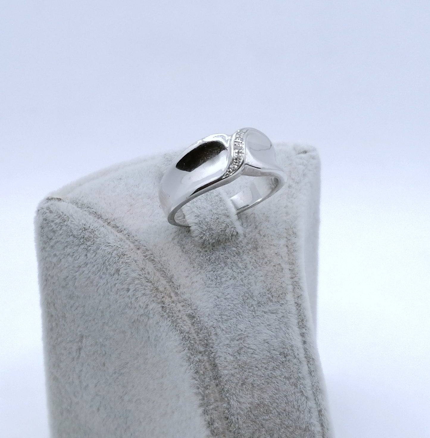 Ring Weißgold 750er mit Diamanten Gr. 56