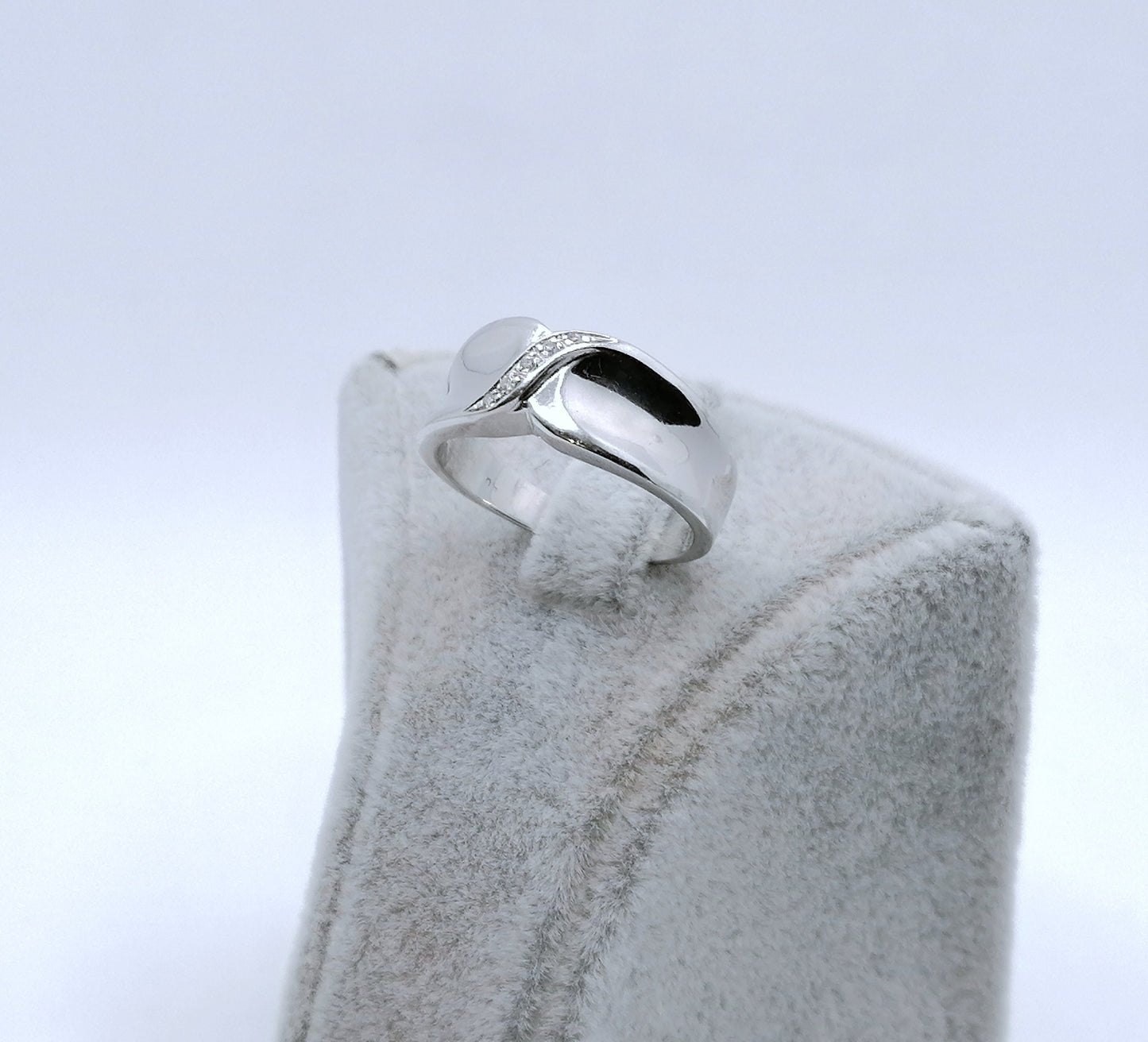 Ring Weißgold 750er mit Diamanten Gr. 56