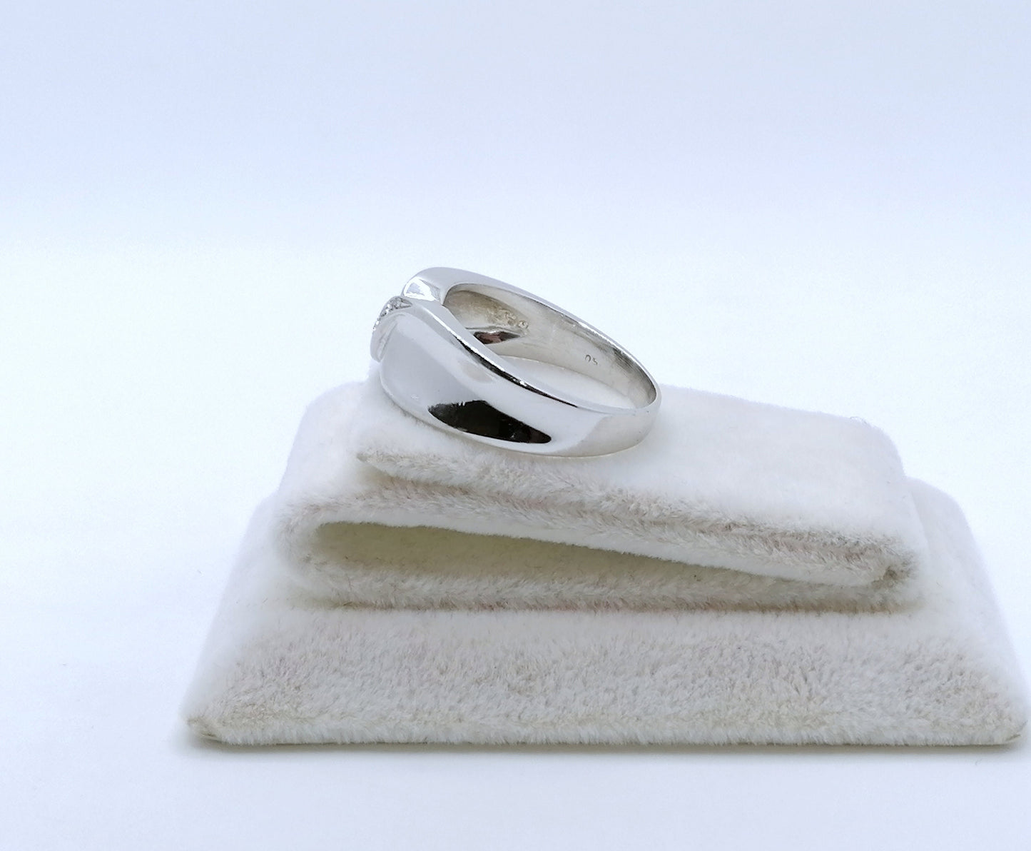 Ring Weißgold 750er mit Diamanten Gr. 56