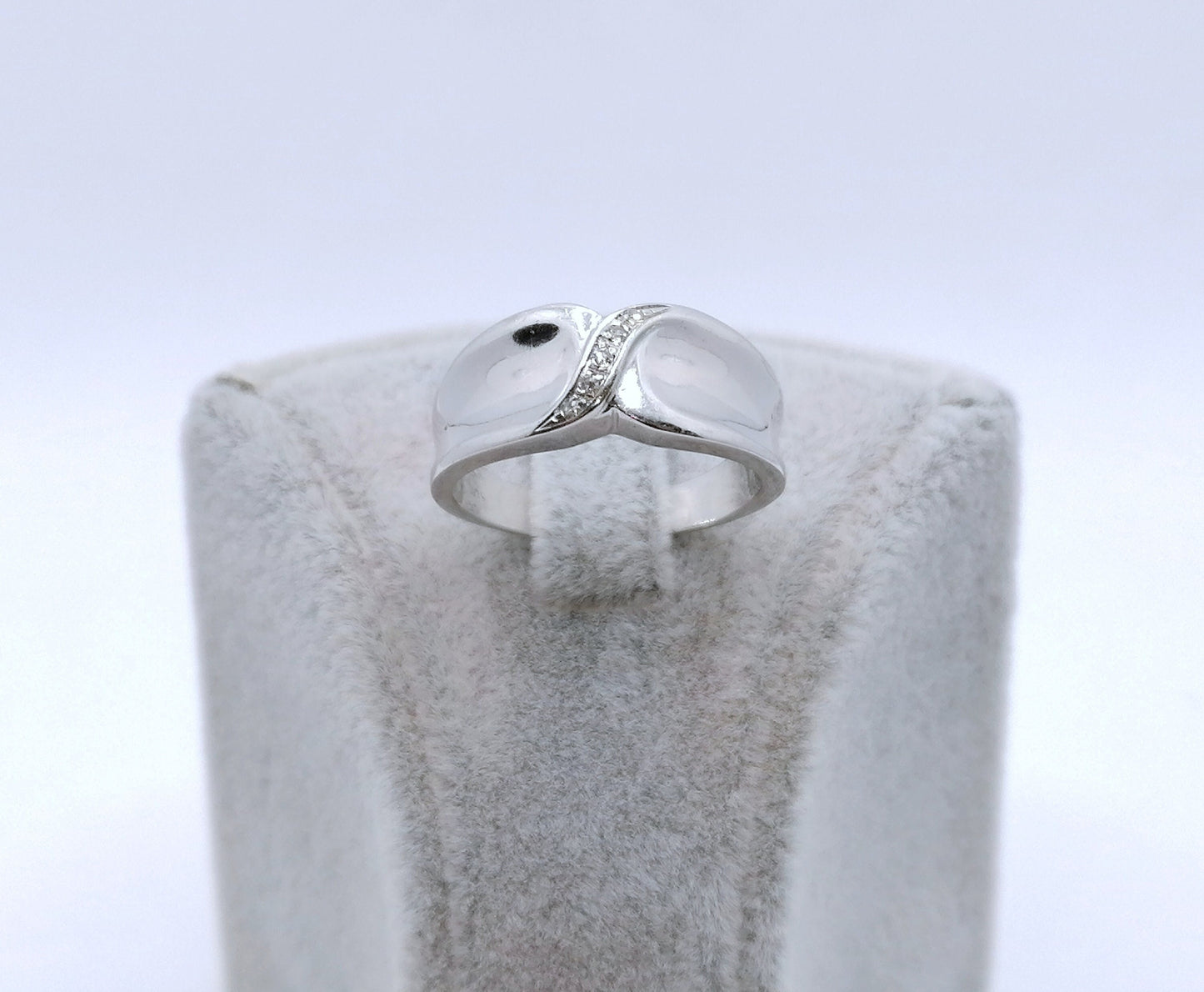 Ring Weißgold 750er mit Diamanten Gr. 56