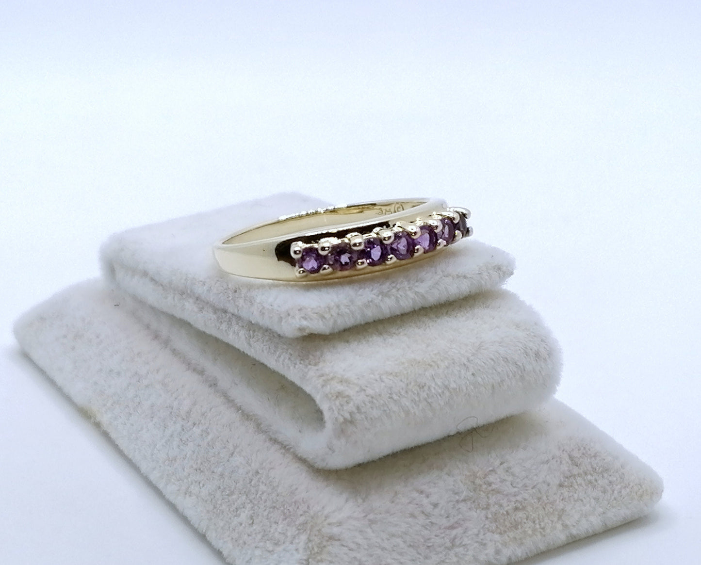 Ring Gold 375er mit Amethysten