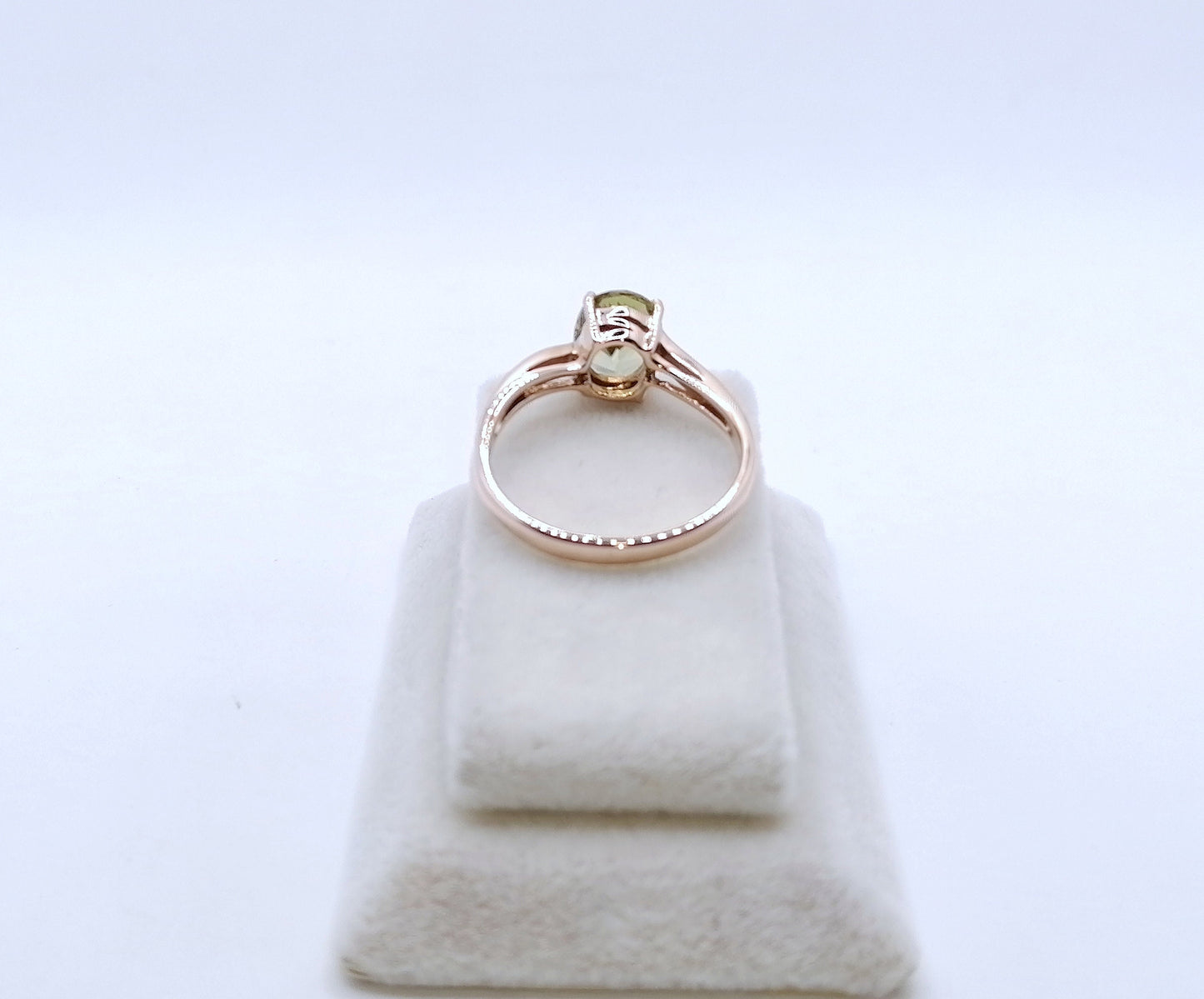 Ring Gold 585er mit Diaspor und Diamanten Gr. 60