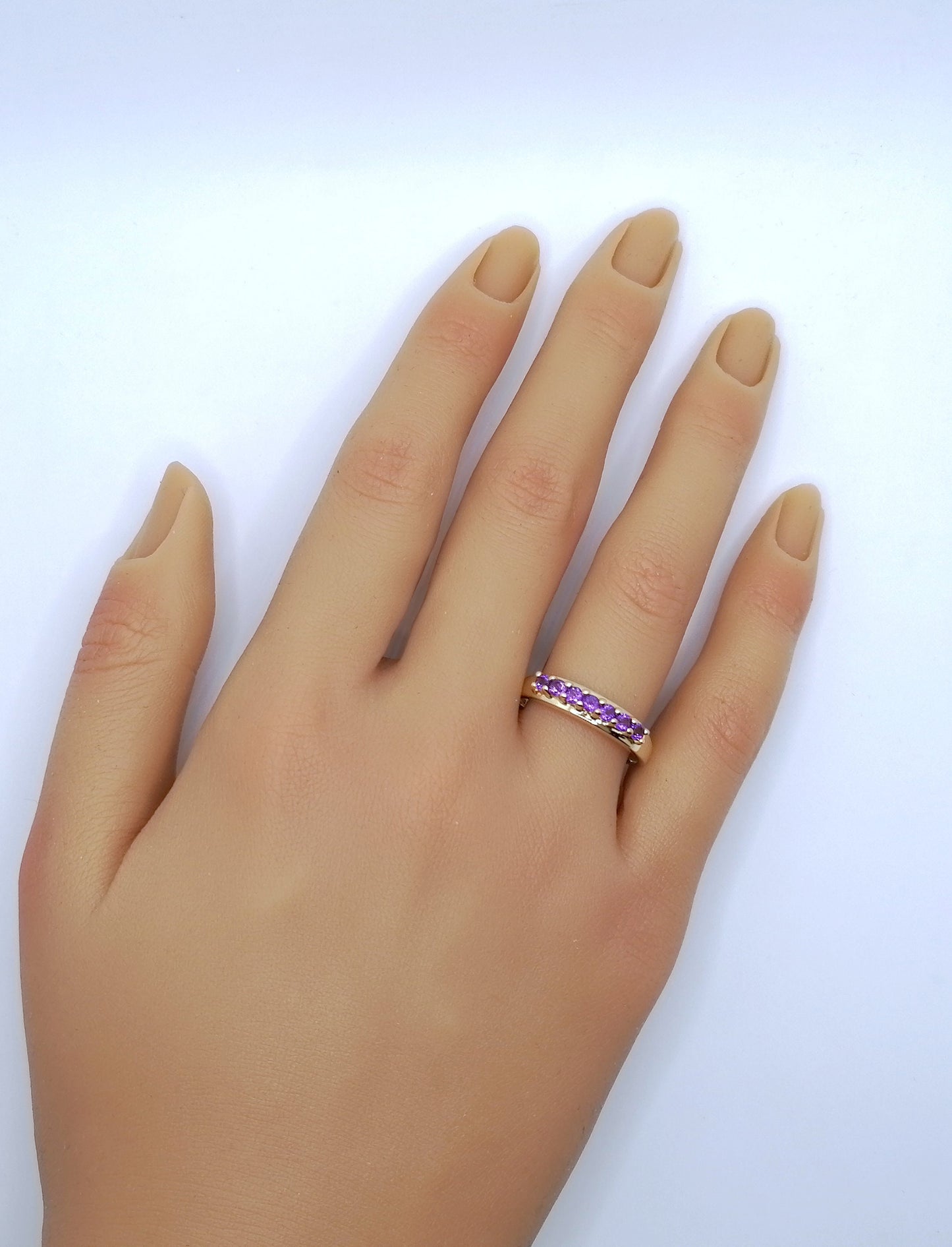 Ring Gold 375er mit Amethysten