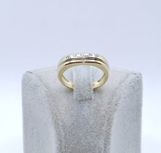 Ring Gold 585er mit Zirkonia Gr. 57