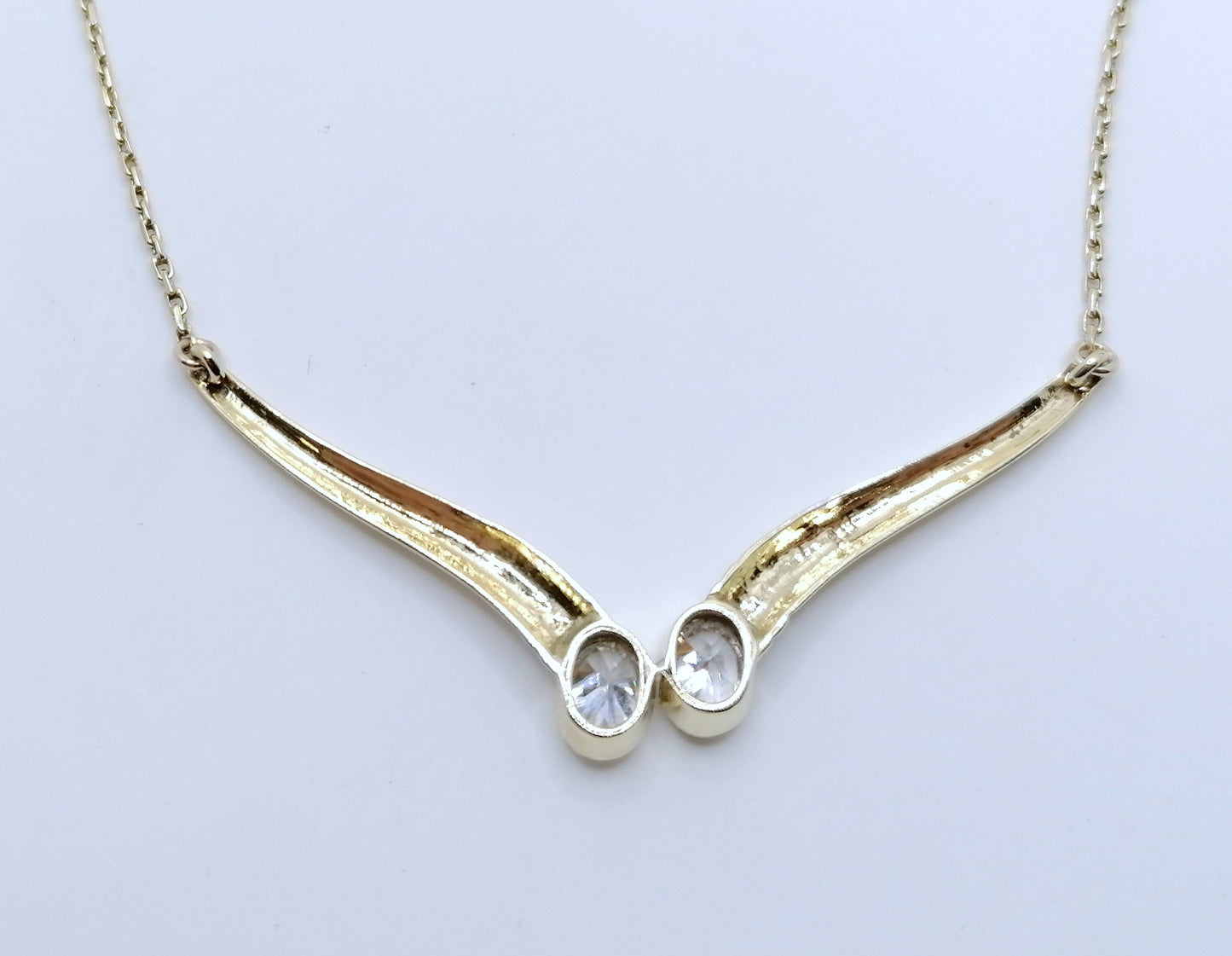 Halskette Gold 333er mit Zirkonia