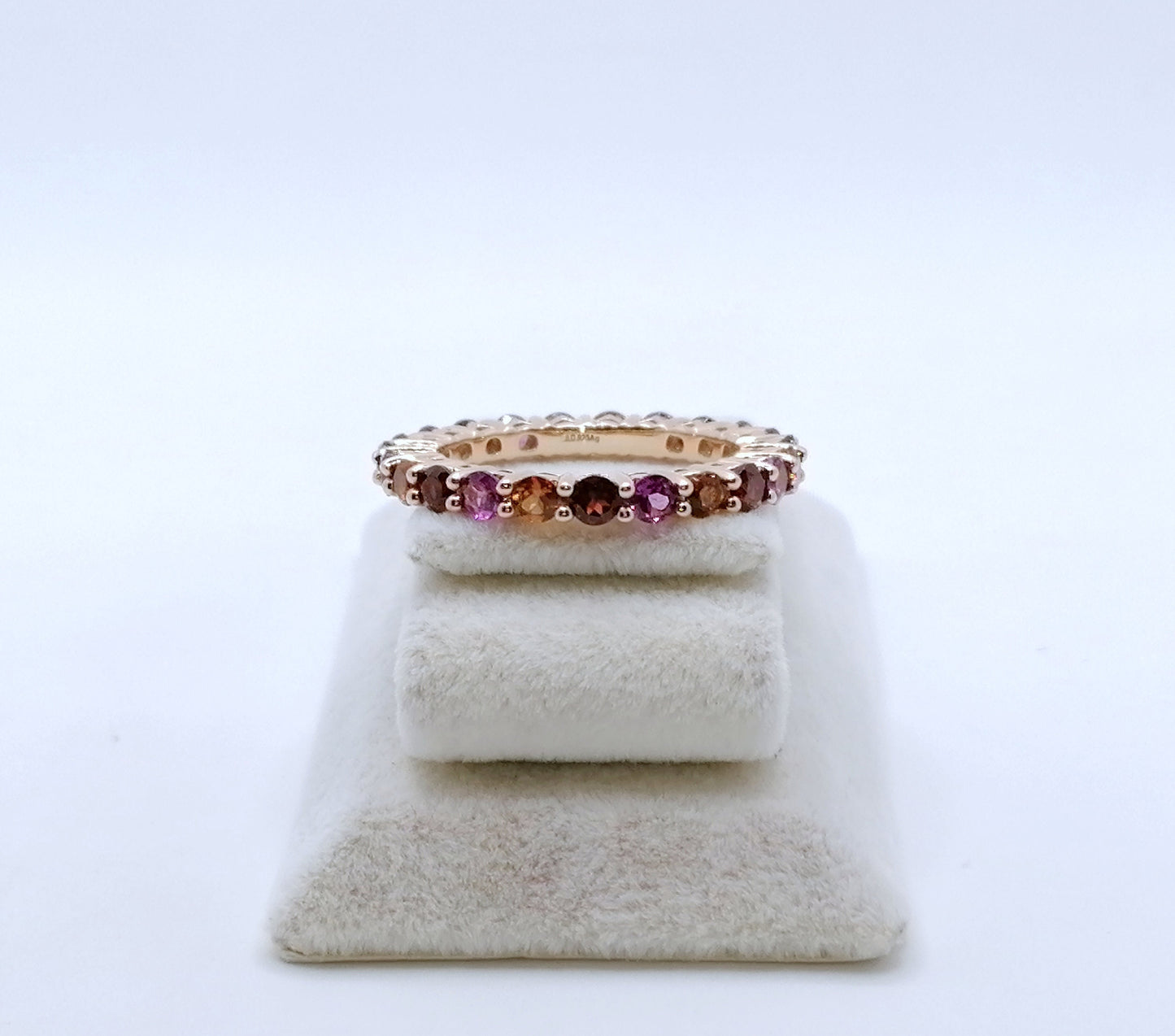 Ring Silber 925er Tourmalin Edelsteine Silberring Gold eternity Gr. 60