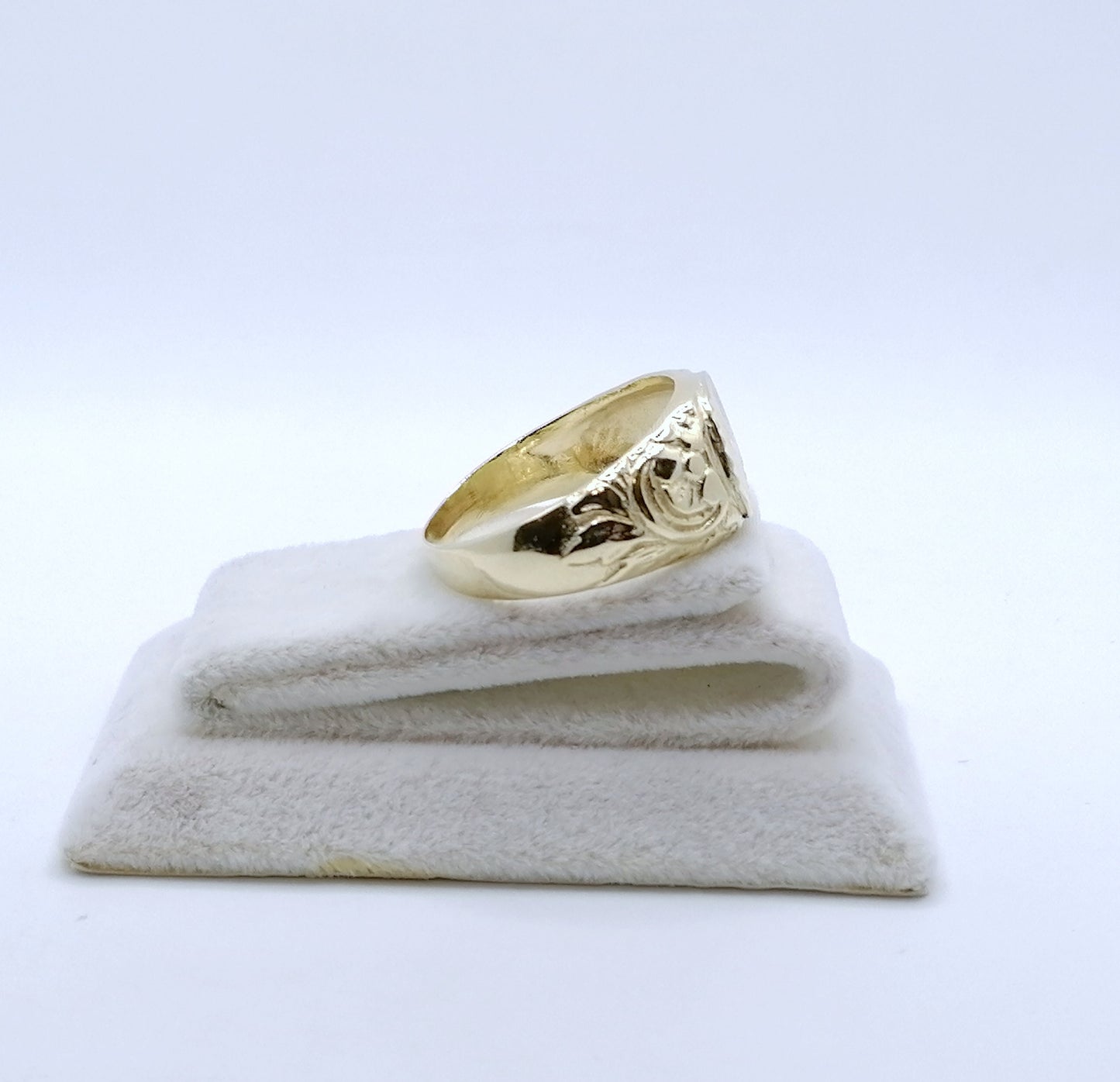 Ring Gold 585er Siegelring Gr. 69