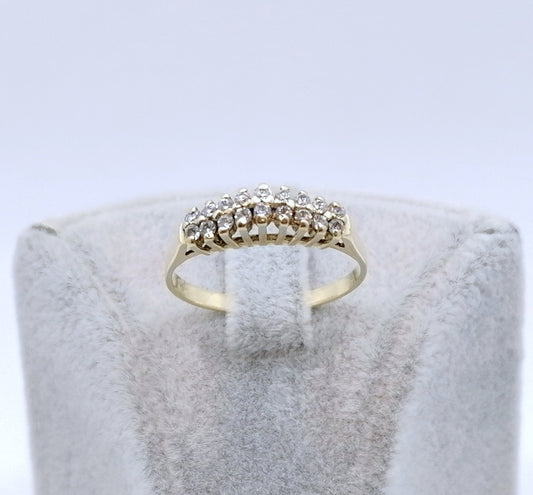 Ring Gold 585er mit Zirkonia Gr. 57