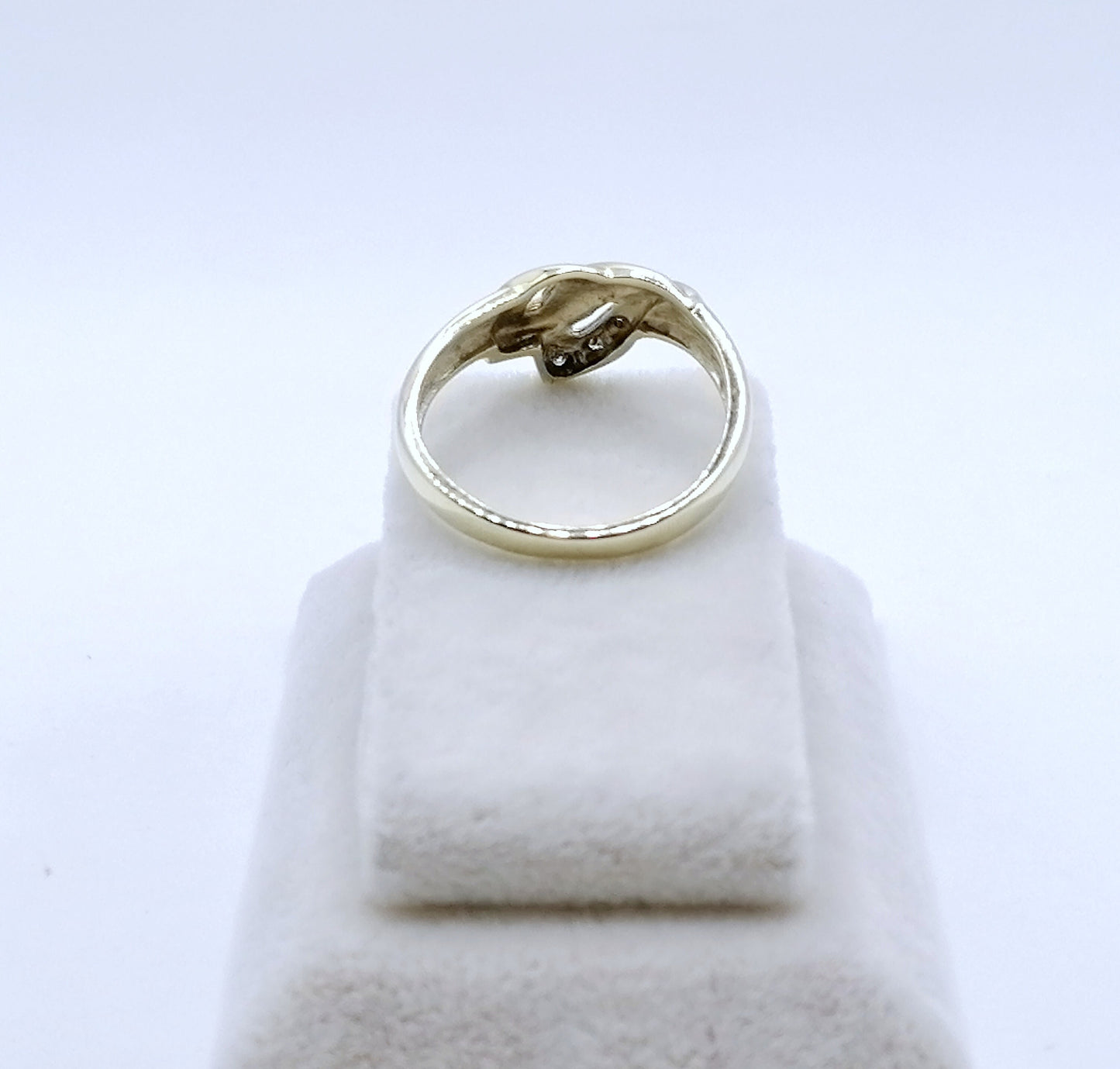 Ring Gold 333er mit Diamantsplitter Gr. 56