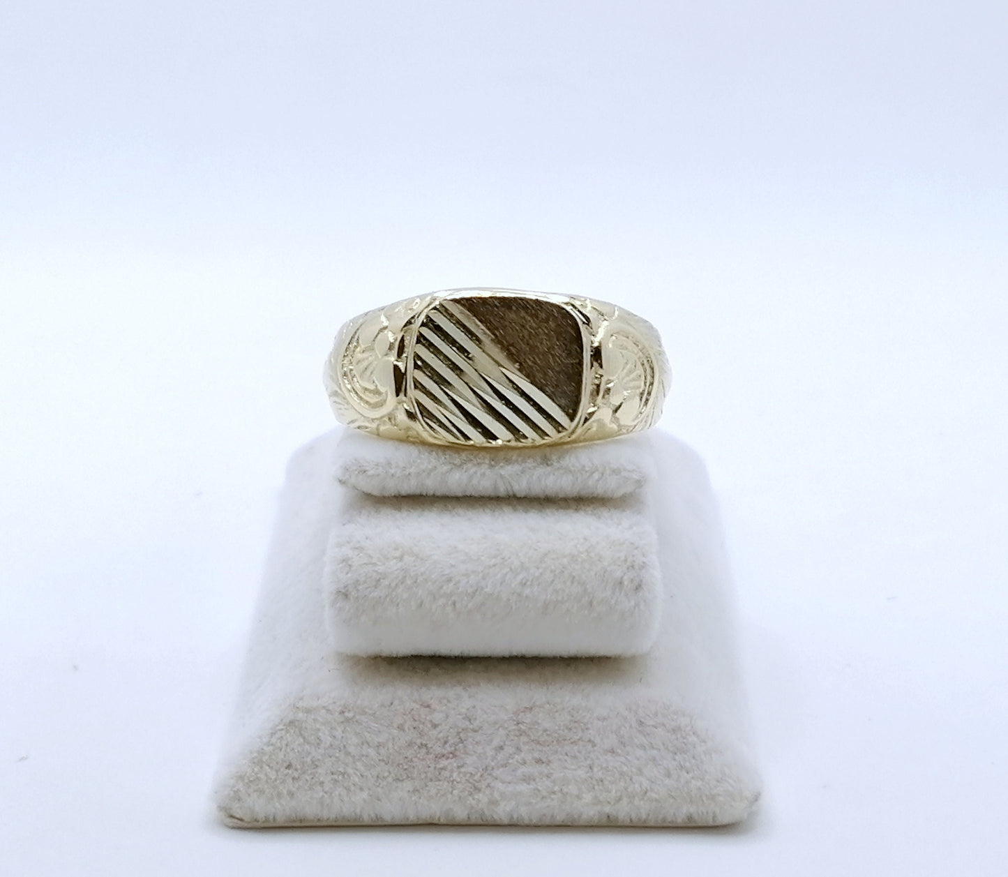 Ring Gold 585er Siegelring Gr. 69