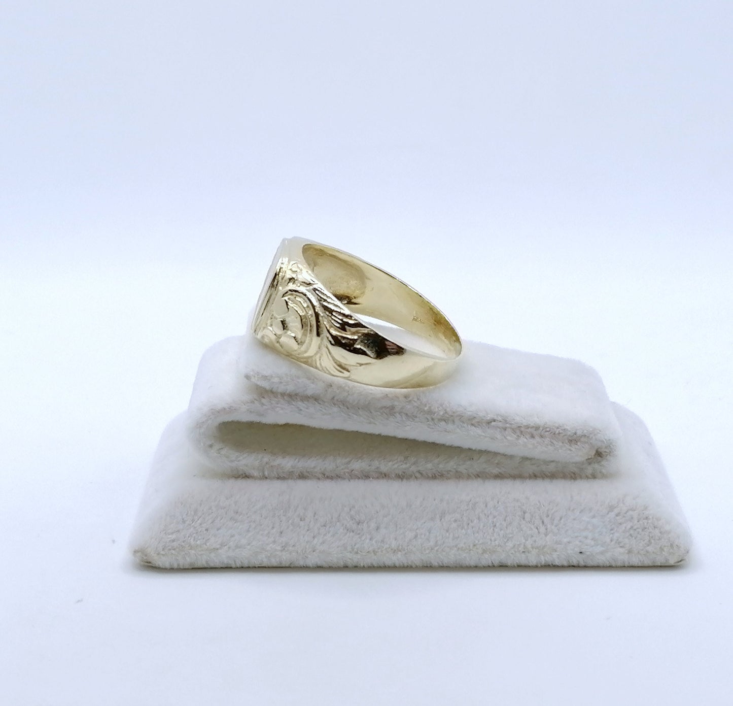 Ring Gold 585er Siegelring Gr. 69